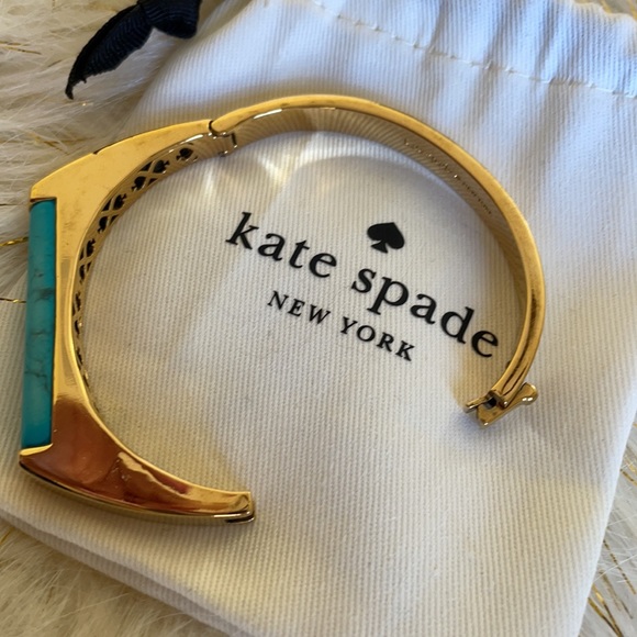 Kate Spade ♠️ Turquoise Bar Bracelet - Picture 4 of 8